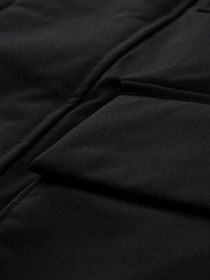 Зимняя куртка Tom Tailor Denim Arctic Mantel abnehmbarer Kapuze schwarz