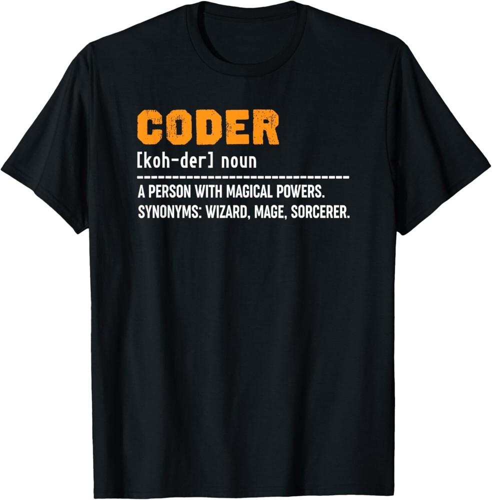

Coding Definition Coder Developer App Code Tee Gift Unisex T-Shirt S