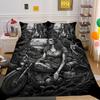 Beauty Skull Printed Bedding Cover Twin Size Microfiber Home Textiles Teen Cool Fashion Home Bedclothes