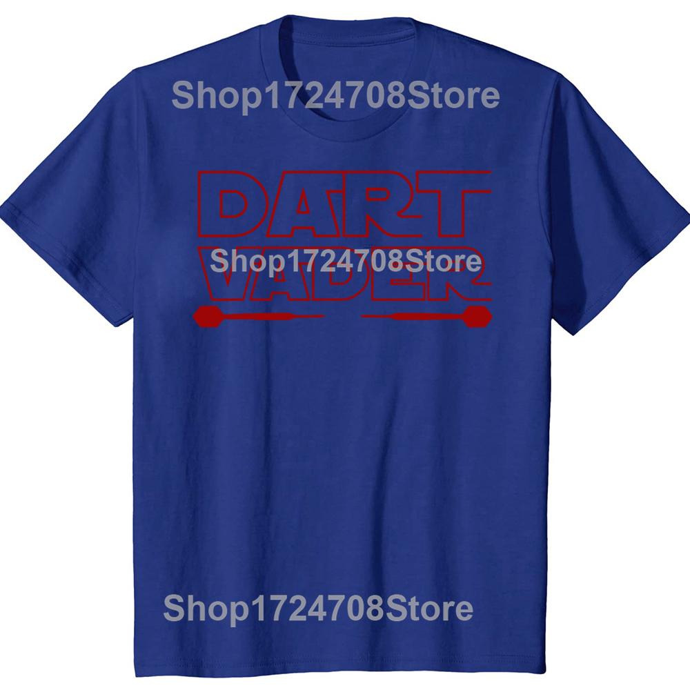 Funny Dart Vader 180 Darts Player Graphic T-shirts Men Women's Fashion Casual Tshirt 100% Cotton Loose Oversized T Shirt