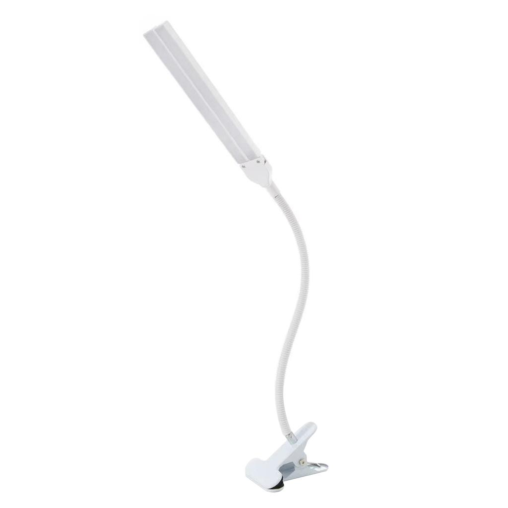 Clip On Desk Lamp Dual Head Eye Care Dimmable LED Night Light for Student Children   Reading Bedside