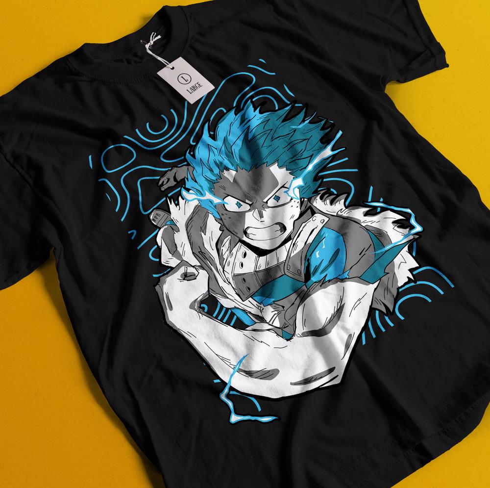 

Deku T-Shirt My Hero Academia Bakugo Katsuki Tee Anime Midoriya Dabi Shoto Shirt 2XL