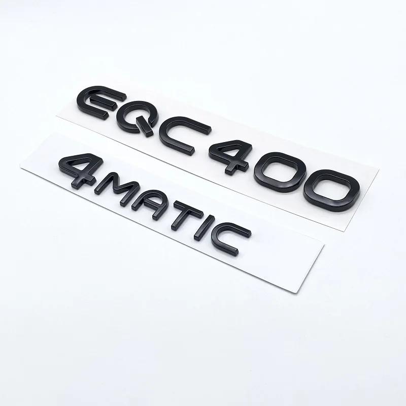 

Matte Black Trunk Letters EQC400 4MATIC Emblems for Benz EQC Electric Motor SUV AWD N293 EQC400 4MATIC матовий чорний колір