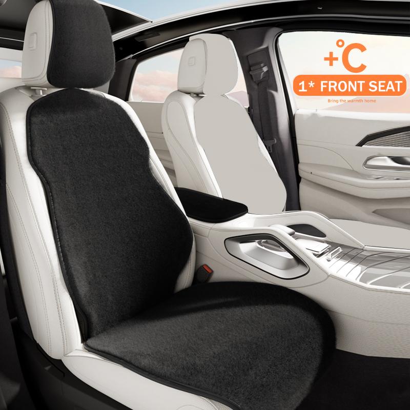 

Universal Thickened Plush Car Seat Covers Warm Winter Set Front Rear Seat Protector Mat Cushions Auto Interior Accessories