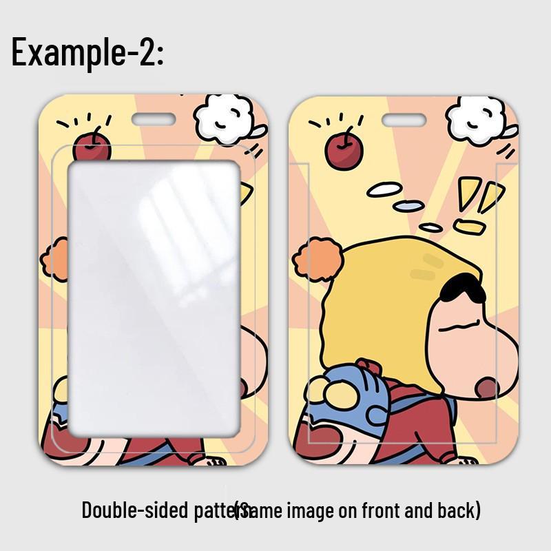 Custom PVC Sliding Cover Card Holder for Students and Work Permits