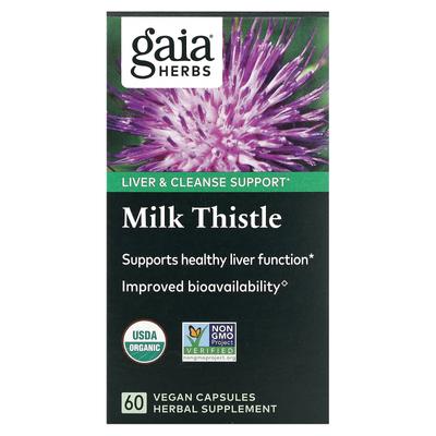 Gaia Herbs, Milk Thistle, 60 Veggie Capsules