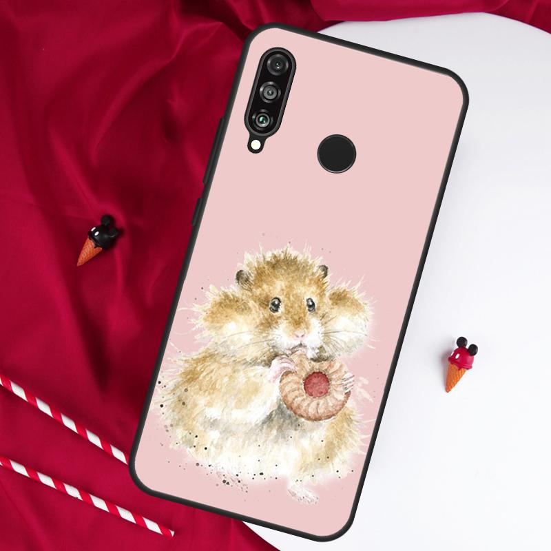 Animal Guinea Pig For Huawei Nova 12s 11i 12i 10 9 SE 5T Y91 Y90 Y60 Y70 Y72 Y61 P20 P40 P30 Lite P60 Pro Case