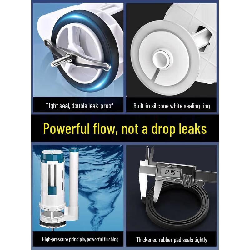 HANDUNYOU Toilet Inlet & Drain Valve Set