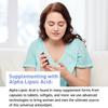 Alpha-lipoic acid capsules, lipoic acid extract, nutritional supplement, suitable for both men and women.