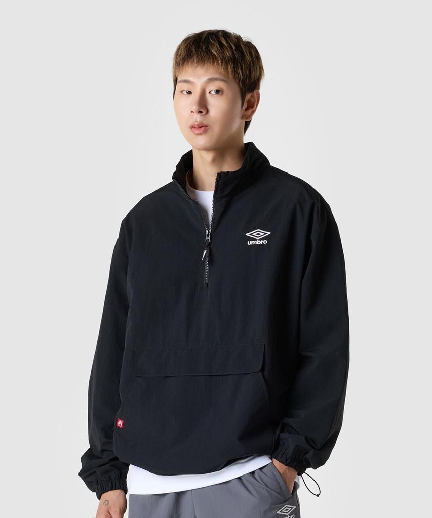 Umbro Classic Stand Neck Anorak Black (Uq321Cwt93)