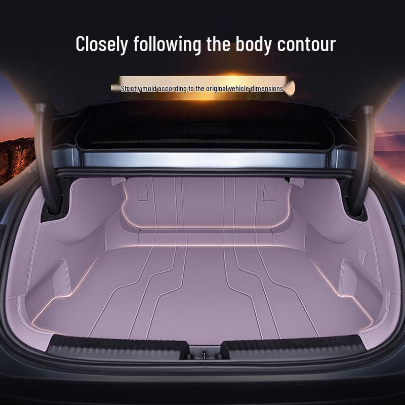 Deep Blue L06 Full Coverage Trunk Mat for 26 New Model Cars - Interior Accessories