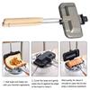 Long Handle Dual-Color Sandwich Grill Rectangular Sandwich Maker Sandwich Baking Pan  Kitchen Tool