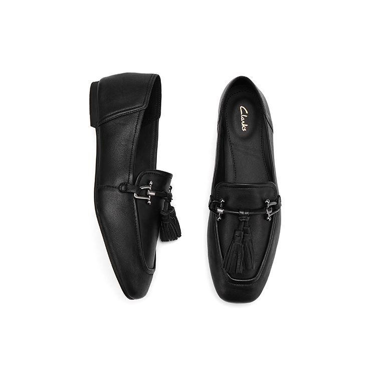 Clarks Fashion Flat Shoes Women shoes Black 261613154