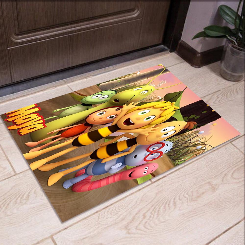Maya the Bee Printed Carpet Rug for Office Chair Living Room Bedroom Kitchen Room Decor Gifts