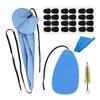 Premium Saxophone Maintenance Tools High Efficiency Cleaning Brushes Absorbent Swab And Cushion Guard For Musicians