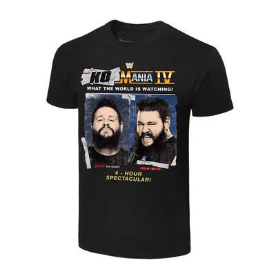 Summer Men's New 3D Print Renowned Wrestler Kevin Owens T-shirt Woman Children's Street Sports Large Size Fashion Round Neck Top