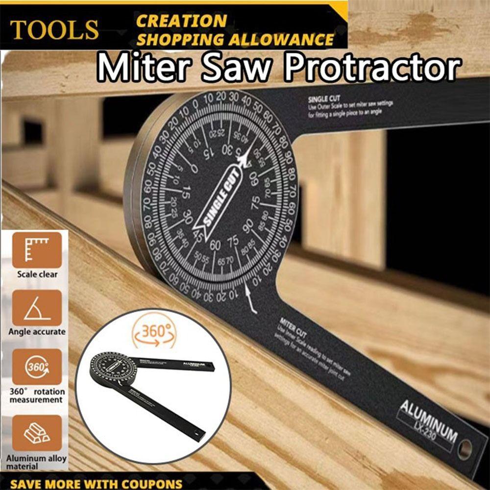 Miter Saw Angle Finder Miter Saw Protractor Angle Measuring Woodworking 360° Angle Finder