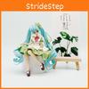 Pvc Miku Hatsune Model Ornament With Four Leaf Clover Style For Gift Fans