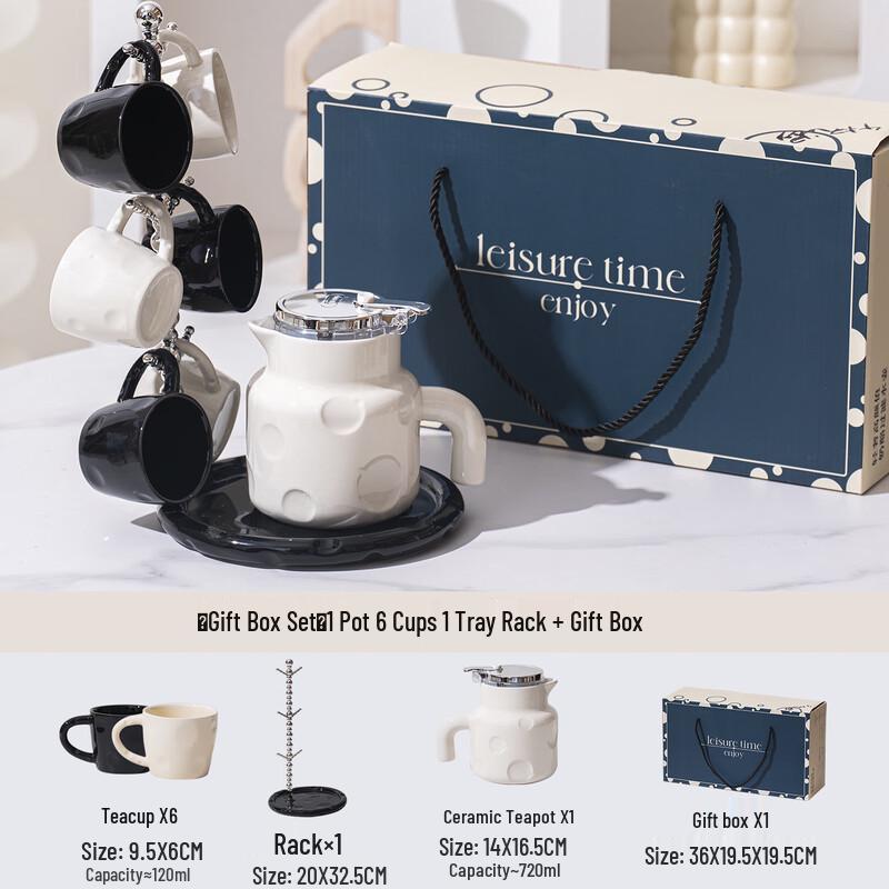 KANGMO European Ceramic Water Pot & Cup Set