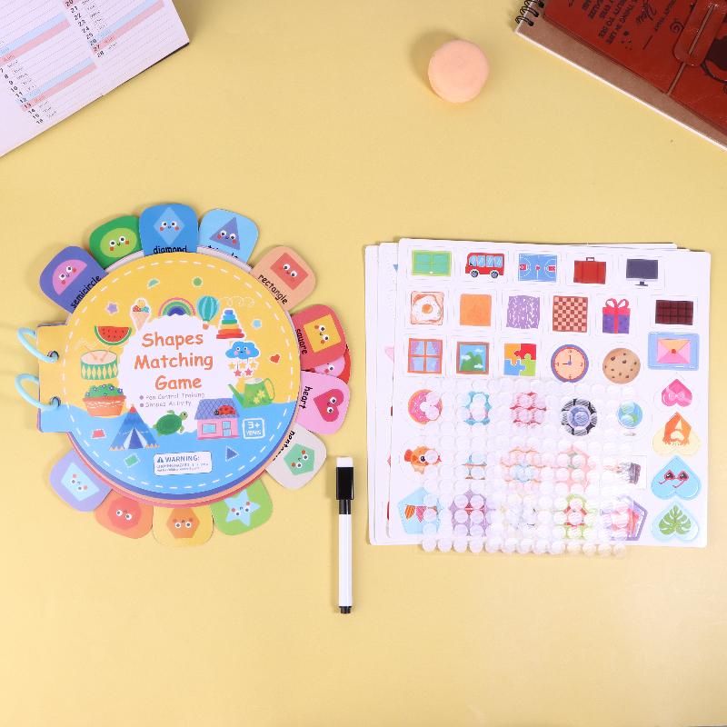 Busy Book Quiet Book Activity Book Alphabet Sticker Book For Children Brain Training Book Quiet Book Letter Awareness