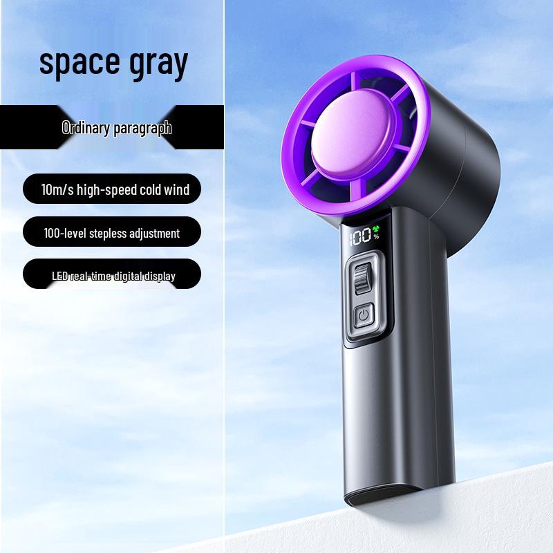 Portable USB Rechargeable Mini Turbine Cooling Fan for Outdoor Use