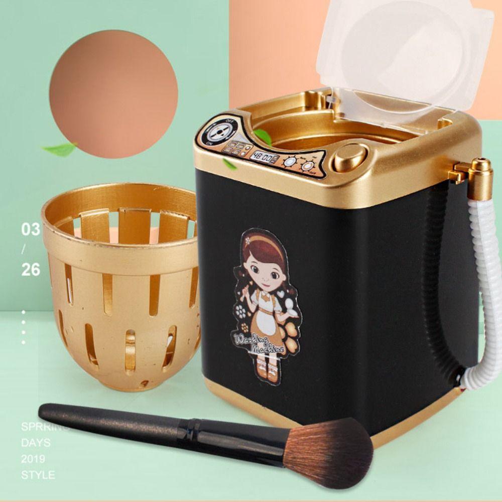 With Light Mini Electric Washing Machine Simulated Electric Dehydration Washer  For Children