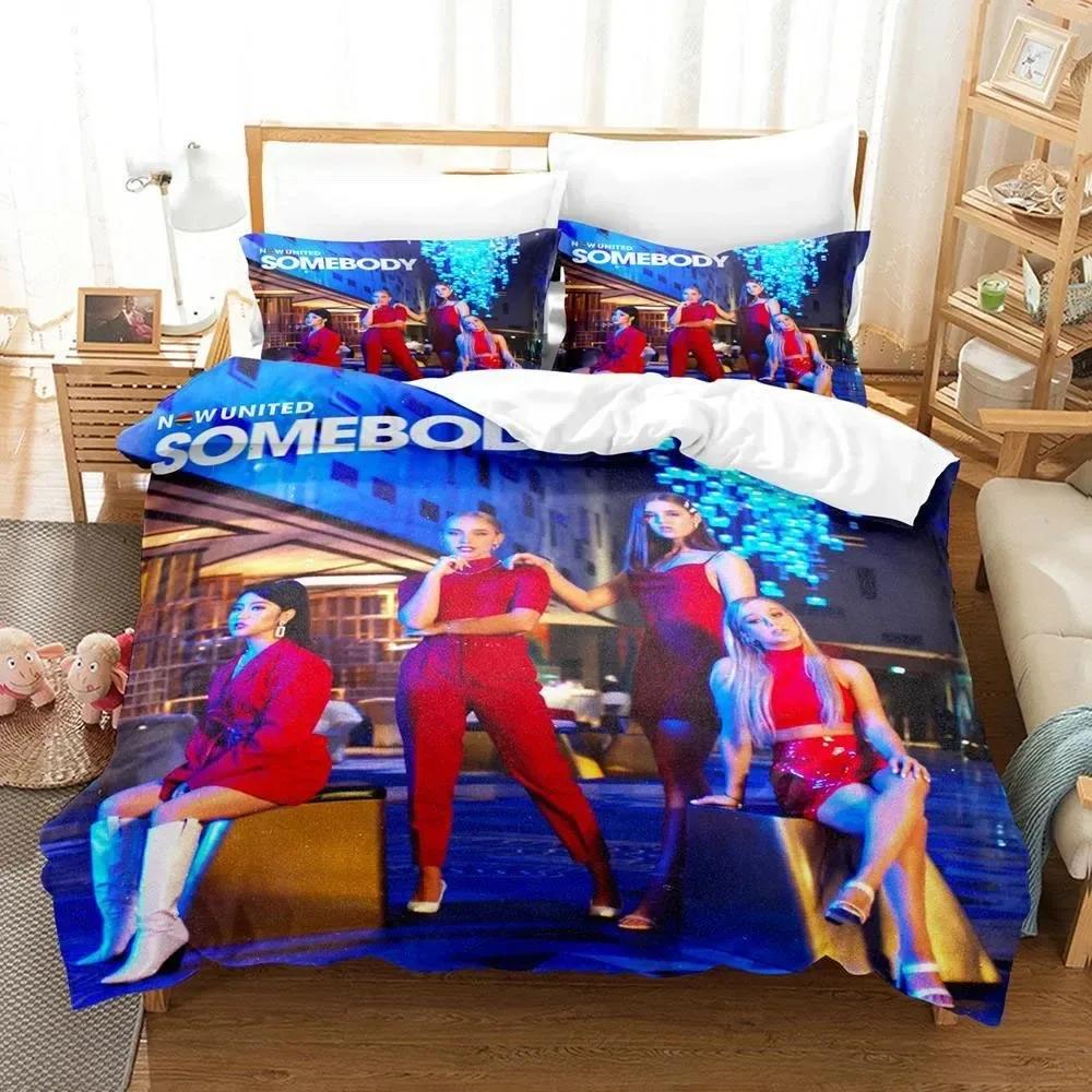 

3D Printed Now United Bedding Set Duvet Cover Bedroom Comforter Covers Single Twin King Size Quilt Cover Home Textile 2/3Pcs 70x133cm 2pcs