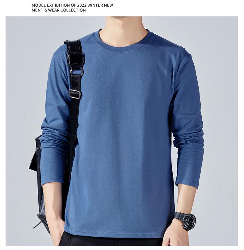 Pánské bavlněné tričko s dlouhým rukávem pro podzimní teambuilding