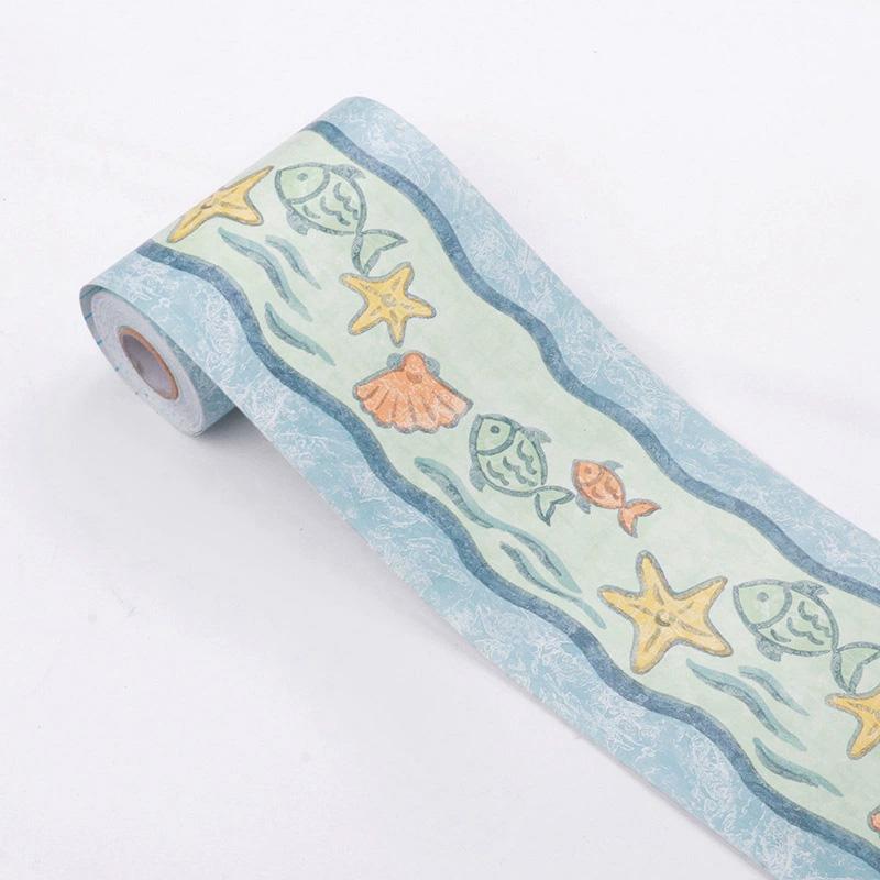 1 Roll Borders Trim Line Waterproof Wall Skirt Sticker 10M Waistline Sticker Door Frame Decorative Wall Sticker Self Adhesive