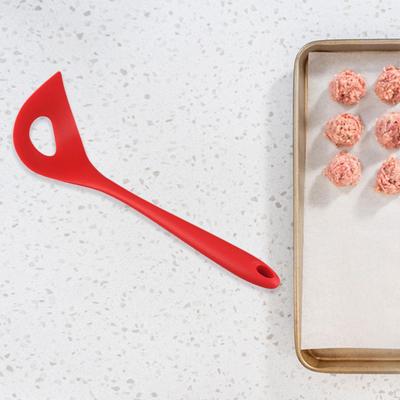 DIY Meatball Press Tool for Kitchen, Silicone Spoon Making Meatballs