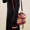 Thousand Birds Red Bridal Wedding Bag Premium Crossbody Bucket Bag Women'S Shoulder Handheld Women'S Bag