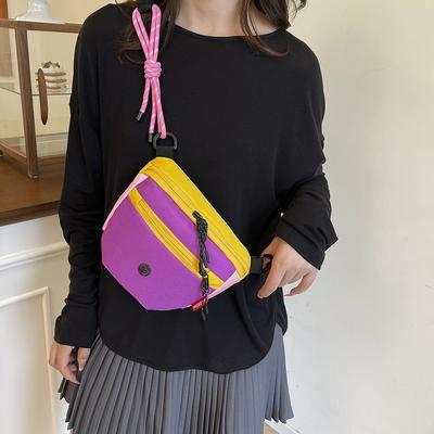 Moda Versatile di Tendenza Portatile da Esterno Semplice Casual Tendenza Uomo Borsa a Spalla Crossbody Zaino Piccolo da Donna