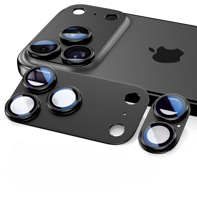 For Apple iPhone 17 Pro Max 17Air 17Pro 17ProMax Metal Ring Camera Lens Protectors Glass Camera Armor Lens Film Cover 4