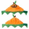 New pet hat, pumpkin shape Teddy dress up headgear, cat headgear.