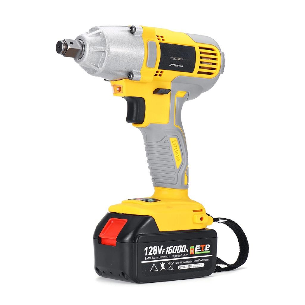 16000mah Rechargeable Cordless Electric Impact Brushless Wrench Kit Hand Drill Waterproof Power Tools LED Lights New