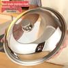 Chixing Stainless Steel Tempered Glass Universal Pot Lid