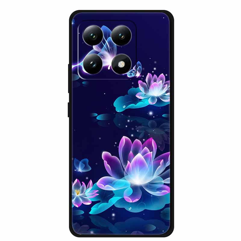 Handyhülle Für Xiaomi 15T Pro 5G Rückseite Hüllen Schwarzes Silikon Weiches Coque Für Xiaomi 15T 5G Hülle 15 T Pro 6,83" Fundas Schale