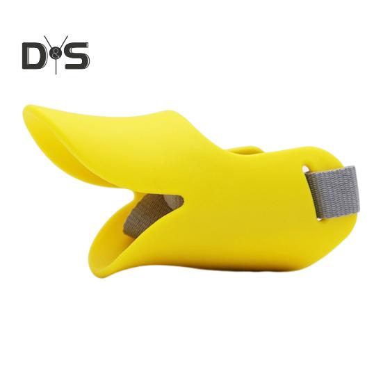 Anti Bite Duck Mouth Shape Dog Muzzle Silicone Duck Bill Dog Mouth Cover Adjustable Dog Muzzle Face Guard for Small Medium Dogs