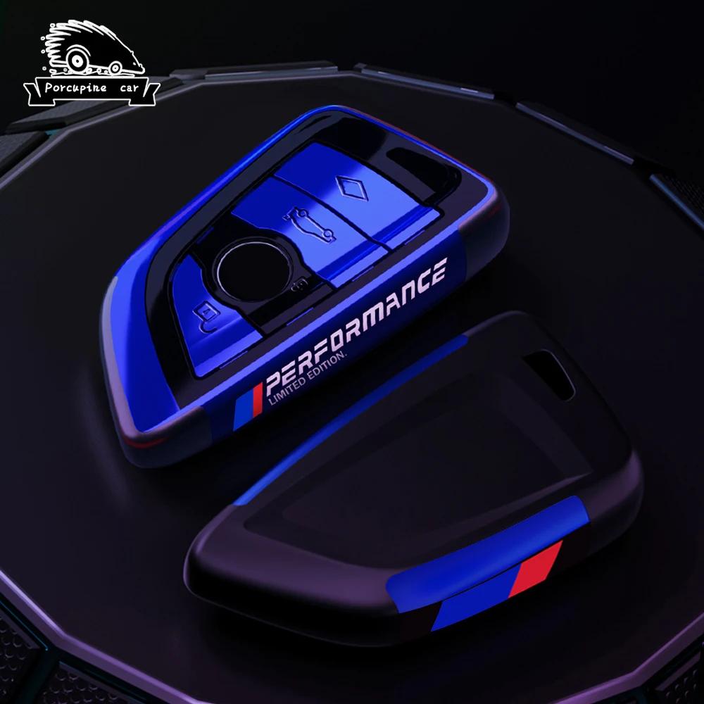 PC Car Key Case Cover Bag For Bmw F20 G20 G30 X1 X3 X4 X5 G05 X6 X7 G11 F15 F16 G01 G02 F48 Accessories Holder Shell Keychain