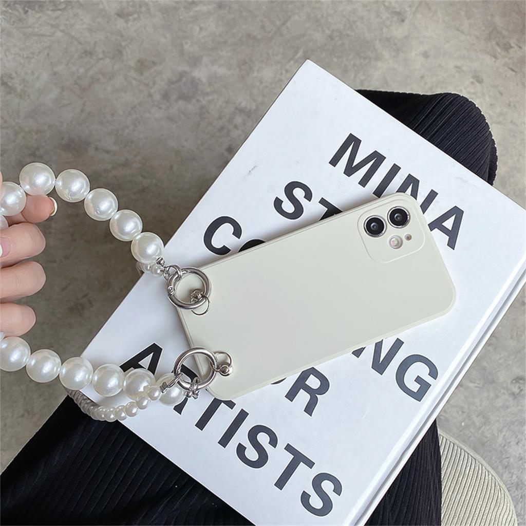 Мода Жемчужные браслеты Цепочка с ремешком Ремешок Чехол для телефона ...