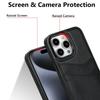 iPhone Leather Card Slot Case: Fits iPhone 16, 17 Pro; Anti-Drop & Sticker Design for iPhones 11 to 15, 12 to 14, and 78 Models.