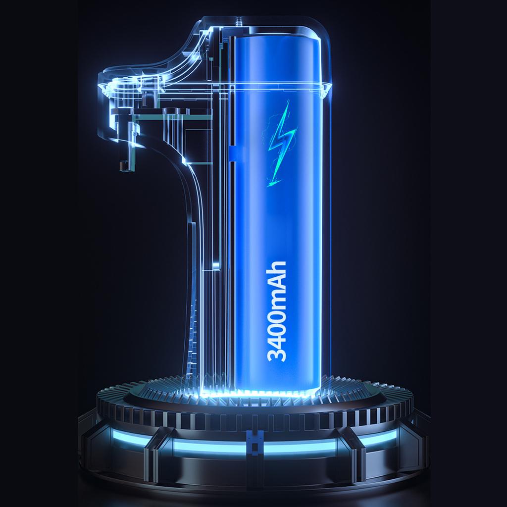 Handle Battery External Portable Back Clip Power Bank 3400mAh Capacity for P5/P5 Elite Gamepad Replacement Spare Part