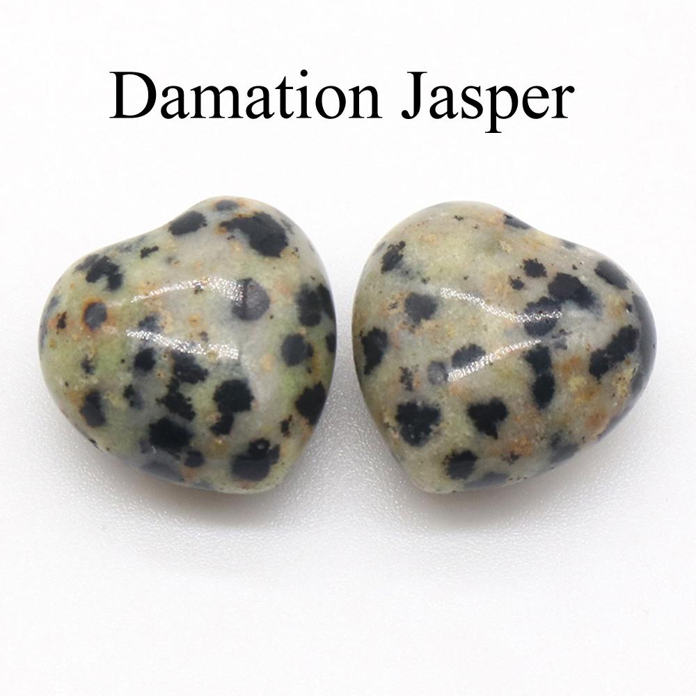 2 bucăți mini energie din piatră naturală ornament de inimă, cristal vindecător Reiki agat sodalit ametist jad piatră prețioasă decor pentru casă bijuterii cadouri 15 mm