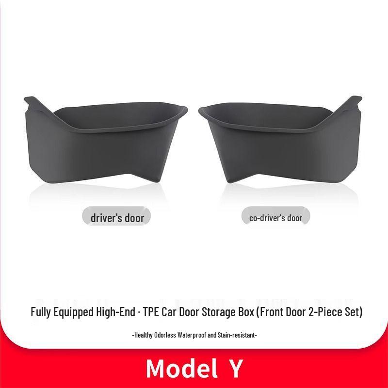 Cutie de depozitare cu fantă pentru ușă, covorașe și accesorii pentru Tesla Model 3/Y Reîmprospătat