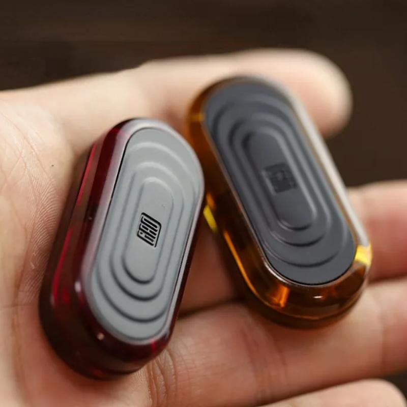 Mini EDC Stress Relief Toy Rich Coin Fidget Slider Pushing Card for Beginner and Fun PC Plastic Adults Kids Gift Anti Anxiety