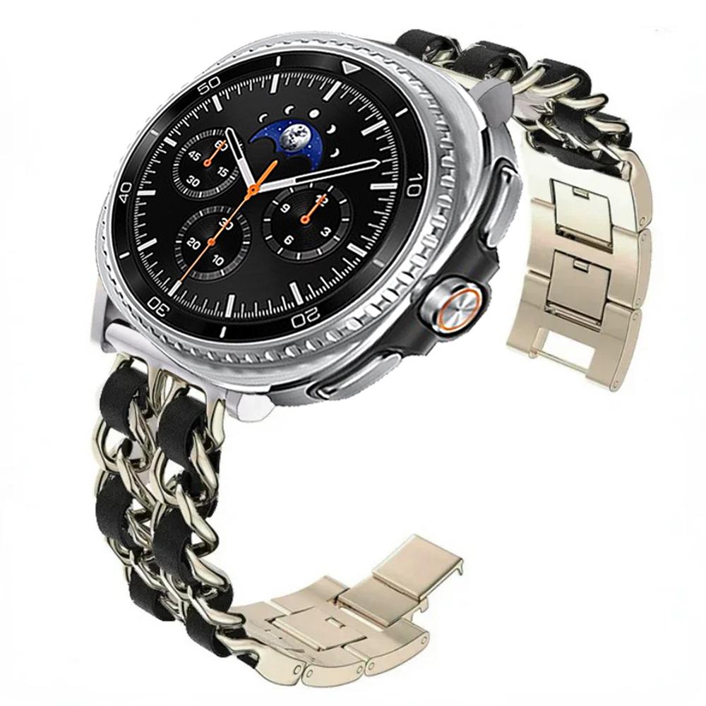 Stainless Steel Metal Strap for Samsung Galaxy Watch 8 40mm 44mm Classic 46mm Wristband for Samsung Galaxy Watch Ultra 2026 Belt