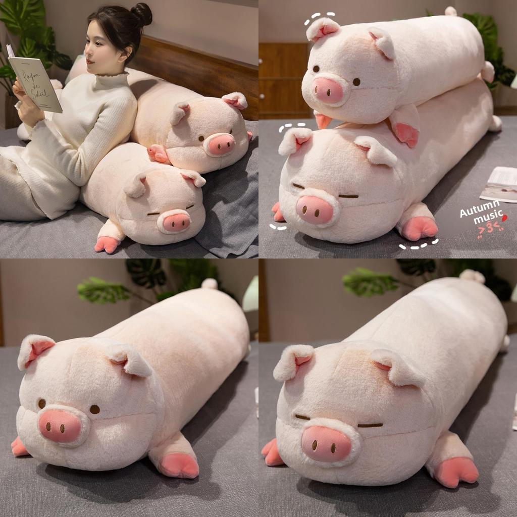 Plush Pig Pillow Toy For Kids And Girls Soft Animal Bed Cushion