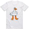 Unisexs Funny T-Shirt Rude Seagull Design Regular Fit Cotton Tee Unisex Unisex Print Cartoon Graphic Cotton T Shirts Breathable Workout
