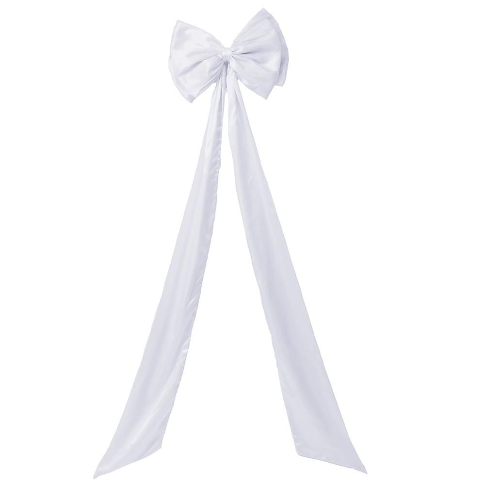 Christmas Bow Double Layer Large Satin Style Christmas Tree Ornament Festive Holiday Home Decor Gift Christmas Party Accessory