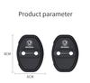 4pcs Car Silicone Door Lock Cover Protective Sticker For Skoda S Fabia Rapid Superb Octavia A5 a7 2 Kodiaq Scala VRS Accessories fsjn24